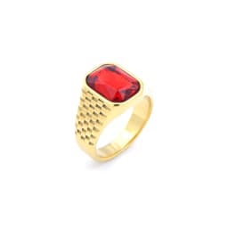 R3259 Men's High Quality 316L Stainless Steel Multi-color Gemstone Style Rings