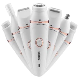 Solimpia 7 in 1 Body Hair Removal Electric Epilator Armpit Hair Bikini Hair Leg Hair Pubic Hair Electric Razor Clipper Shaver