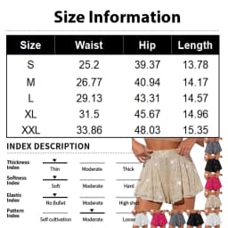 Women's Solid-color Casual High-waisted Sparkly Shorts Casual Fashion shiny sequin short pants Clubwear Glitter Shorts Hot Pants