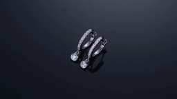 Lnngy 3mm 4mm Bezel Moissanite Drop Earrings Brinco Prata 925 Sterling Silver Earring For Women Girls Pendant Jewelry Gift