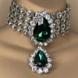 Rhinestone Multilayered Large Water Drop Dangle Necklace for Women Exaggerated Party Queen Necklace Jewelry Accessories Gifts