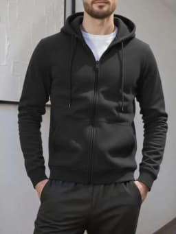 Men's Zip Hoodie Jacket Hooded Sports Outdoor Daily Basic Casual Autumn Winter Hoodies Sweatshirts Cardigan Jacket