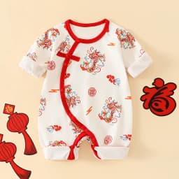 Autumn Baby Rompers for Girls Boys Winter Cute Animal Design Red Christmas 100 Cotton Chinese Full Moon Boneless Hoodie Newborn