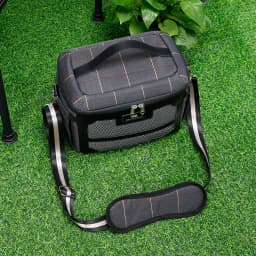DENUONISS New Plaid Insulated Bag Double Insulated Cold Bag Large Capacity Mesh Lunch Bag