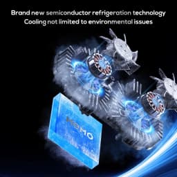 NEW MEMO DL21 Mobile Phone Dual Fan Cooling Semiconductor Refrigeration Cooler for IOS Android Universal Live Streaming Radiator