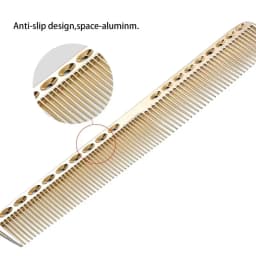 4pcs/set Aluminum Comb Set Barber Metal Hair Dressing Combs Hairdressing Anti-static Comb Ultra Thin Hair Brush Salon Hair Tools