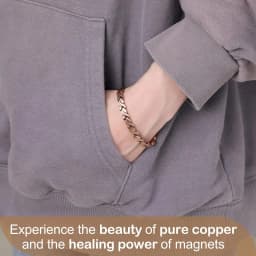 ARADOO Copper Bracelets for Women, 99.99% Pure Copper Magnetic Bracelets Jewelry Gifts