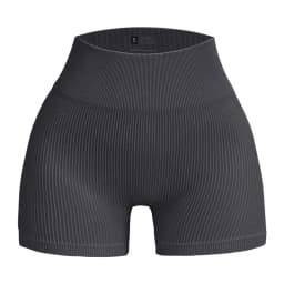 Women's Ribbed Knited Shorts Seamless Yoga Shorts Stretchy High Waist Shorts Sexy Hip Liftting Cycling Running Three Point Pants