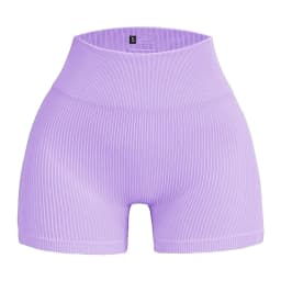 Women's Ribbed Knited Shorts Seamless Yoga Shorts Stretchy High Waist Shorts Sexy Hip Liftting Cycling Running Three Point Pants