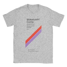 Men T-Shirts Makatussin Comp 80ml Label Vintage Cotton Tee Shirt Short Sleeve Funny T Shirts Crewneck Clothes Summer