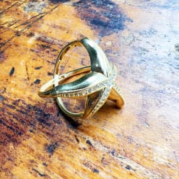 Gold Plated Ring Starfish Brand New Fine Jewerly Trendy 925 Sterling Silver Gift For Women