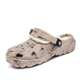 YRZL Winter Slippers Men Indoor Warm Slippers Summer Removable Sandals Men Casual Non Slip Plush Fur Clogs for Men