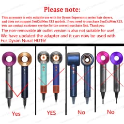 40MM Curling Attachment For Dyson Nural HD16 SenCiciMen HD15 Hair Dryer Nozzle Automatic Curling Barrels Curl Hair Styler Tool