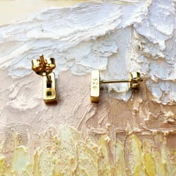 Gold Plated Stud Earrings Colorful Stone Europe Style Fashion Jewerly For Women Bohemia Gift In 925 Sterling Silver