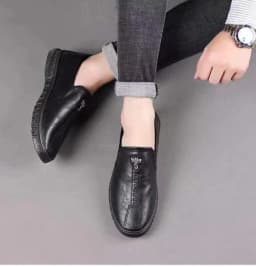 Men's Shoes Comfortable Fashion Synthetic Leather Shoes Soft Sole Soft Surface Non-Slip Men's Leather Shoes