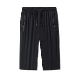 Men Casual Shorts Sweatpants 110-175kg Plus Size 3/4 Pants 1XL-7XL Big Size Loose Elastic Waist Sport Pants Running Fitness Pant