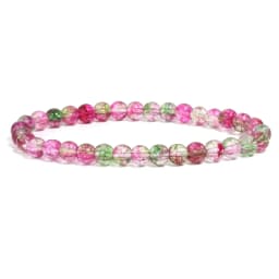 Jewelry Watermelon Tourmaline Ghost Crystal Bracelet Fashion Charm Gift Couple Jewelry Wholesale High Quality Quartz Bracelet