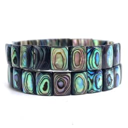 New Fashion AAAA 8X10MM Natural Abalone Shell Bracelet for Men and Women Energy Gemstone Summer Beach Party Charm Jewelry Gift