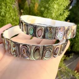 New Fashion AAAA 8X10MM Natural Abalone Shell Bracelet for Men and Women Energy Gemstone Summer Beach Party Charm Jewelry Gift