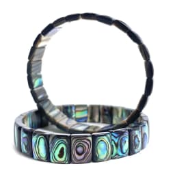 New Fashion AAAA 8X10MM Natural Abalone Shell Bracelet for Men and Women Energy Gemstone Summer Beach Party Charm Jewelry Gift