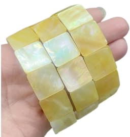 New Fashion AAAA 8X10MM Natural Abalone Shell Bracelet for Men and Women Energy Gemstone Summer Beach Party Charm Jewelry Gift