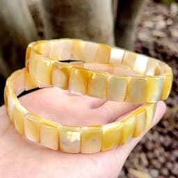New Fashion AAAA 8X10MM Natural Abalone Shell Bracelet for Men and Women Energy Gemstone Summer Beach Party Charm Jewelry Gift