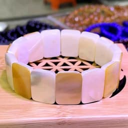 New Fashion AAAA 8X10MM Natural Abalone Shell Bracelet for Men and Women Energy Gemstone Summer Beach Party Charm Jewelry Gift