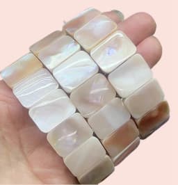 New Fashion AAAA 8X10MM Natural Abalone Shell Bracelet for Men and Women Energy Gemstone Summer Beach Party Charm Jewelry Gift
