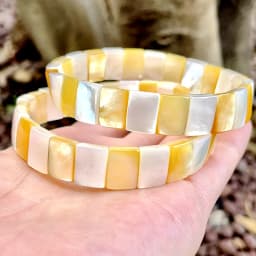 New Fashion AAAA 8X10MM Natural Abalone Shell Bracelet for Men and Women Energy Gemstone Summer Beach Party Charm Jewelry Gift