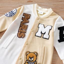 Baby Cartoon Jumpsuit Spring And Autumn Long Sleeved Clothes Baseball Clothes Trendy And Handsome Baby Clothes