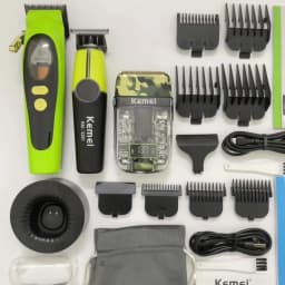 Kemei KM-2035 10W Big Power Electric Hair Clippers KM-2281 Rechargeable Trimmer KM-TX7 Dry And Wet Shaver For Men Cordless Kit
