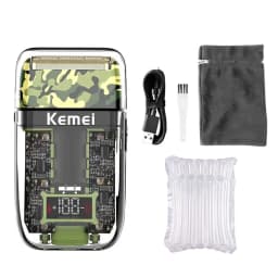 Kemei KM-2035 10W Big Power Electric Hair Clippers KM-2281 Rechargeable Trimmer KM-TX7 Dry And Wet Shaver For Men Cordless Kit