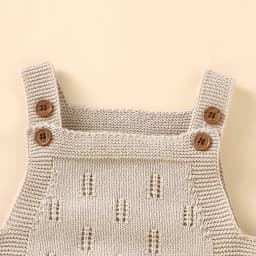 Cotton Baby Rompers Knit Infant Newborn Boys Jumpsuit Sleeveless Summer Toddler Girl Kid Clothing Hat Fashion Solid 2pcs Outfits