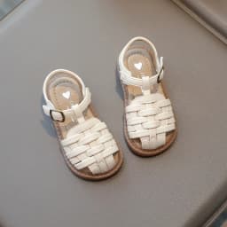 Kids Sandals 2025 Summer Sandals for Boy Fashion Children Cut-Outs Beach Shoes Braided Style Causal Walking Flat Sandals
