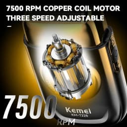 Kemei Professional Reciprocating Shaver Turbo High Speed Electric Foil Razor USB TYPE-C Gifts Men Bald Head Close Shave Trimmer