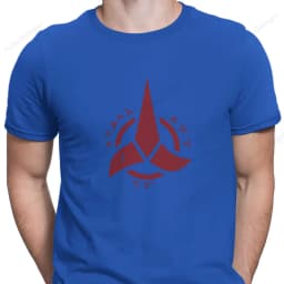 Star Trek Klingon Empire Men's Graphic Crew Neck Tee Street Casual Style Tops for Men and Women