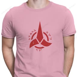 Star Trek Klingon Empire Men's Graphic Crew Neck Tee Street Casual Style Tops for Men and Women