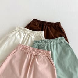 Children's Pants Baby Boys Pants Spring Summer Toddler Girls Legging Pocket Boy's Trousers Elastic Waist Casual Pants 0-6 Yrs