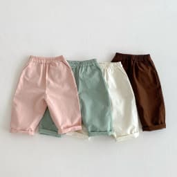 Children's Pants Baby Boys Pants Spring Summer Toddler Girls Legging Pocket Boy's Trousers Elastic Waist Casual Pants 0-6 Yrs