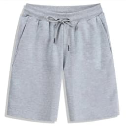 2025 Summer Men's Set of 5 - Elastic Drawstring Loose Jogger Shorts for Fitness - Breathable & Casual Solid Color Sports Pants
