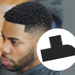 Sturdy Barber Card Hairlines Beard Shaping Tool with Precise Measurement Scales Grooming Accessory for Stylists