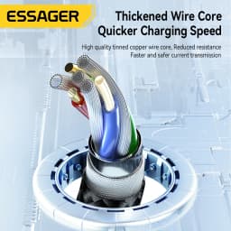 Essager 3 in 1 USB Type C Cable Micro USB Wire Charger For iPhone 14 13 12 X Pro Max Samsung Xiaomi PCPO Mobile Phone Data Cord