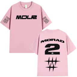 Rapper Morad MDLR T Shirts Men Women Clothing Fashion Vintage T-shirt Cotton Casual Oversized Short Sleeve T-shirts Streetwear