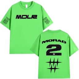 Rapper Morad MDLR T Shirts Men Women Clothing Fashion Vintage T-shirt Cotton Casual Oversized Short Sleeve T-shirts Streetwear