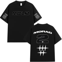 Rapper Morad MDLR T Shirts Men Women Clothing Fashion Vintage T-shirt Cotton Casual Oversized Short Sleeve T-shirts Streetwear
