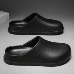 Mens Kitchen Chef Shoes Waterproof Garden Clogs Closed Toe Half Shoes Rubber Slippers Restaurant Hotel Working Summer Beach