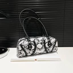 Snake Pattern PU Square Shoulder Bags High Quality Sense of Luxury Personality Popularity Women's Armpit Bags 2025 Fashion New