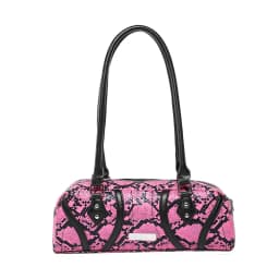 Snake Pattern PU Square Shoulder Bags High Quality Sense of Luxury Personality Popularity Women's Armpit Bags 2025 Fashion New