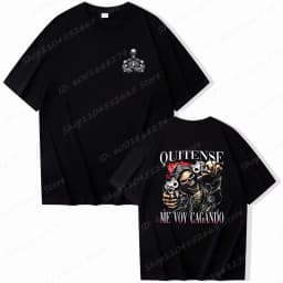 Skeleton Calacas Chidas Gym Print T-Shirts For Men Summer Short Sleeve Crew Neck Streetwear Oversized Tees Tops Men's Clothing