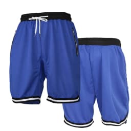 8 Colors Men's Gym Sports Jogger Shorts Breathable Sweat Wicking Quick Dry for Outdoor Running Basketball Training Beach Fitness